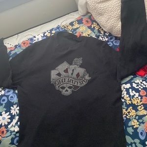 black long sleeve vintage vans black shirt size xxl “since sixty six”